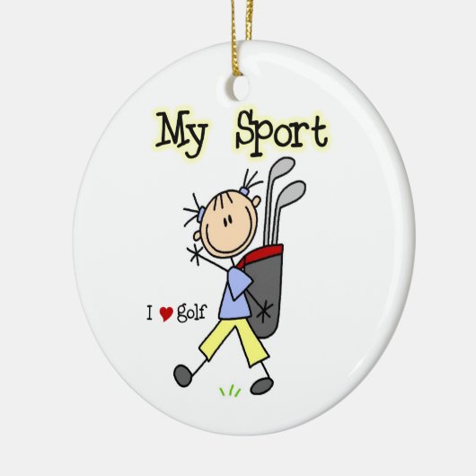 Golf My Sport Keramisch Ornament (Links)
