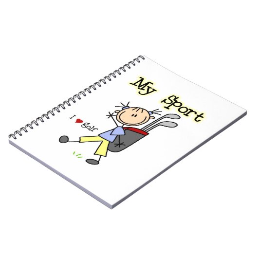 Golf My Sport Notitieboek (Linkerzijde)