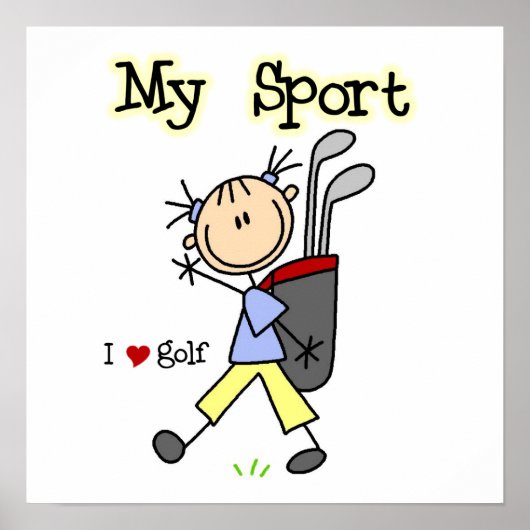 Golf My Sport Poster (Voorkant)