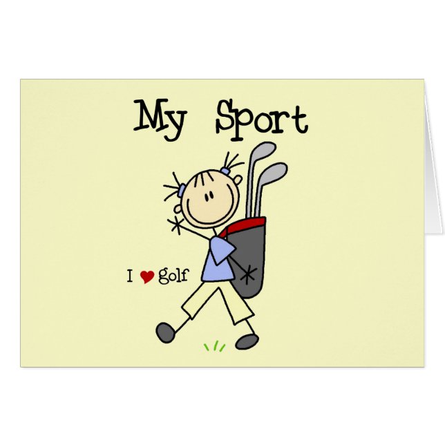 Golf My Sport T-shirts en Gifts (Voorkant Horizontaal)