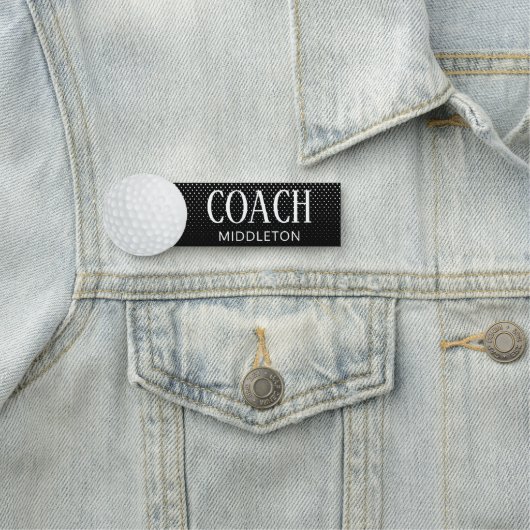 Golf Naamplaatje (In situ)