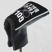 Golf Neemt Ballen Golfheadcover (3/4 voorkant)