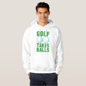 Golf Neemt Ballen Hoodie (Voorkant volledig)