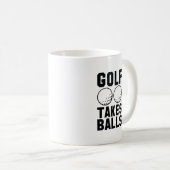 Golf Neemt Balls Koffiemok (Voorkant rechts)