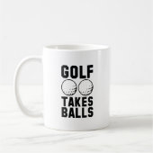 Golf Neemt Balls Koffiemok (Links)