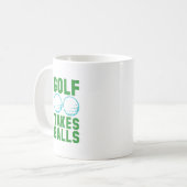 Golf Neemt Balls Koffiemok (Voorkant links)