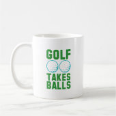Golf Neemt Balls Koffiemok (Links)