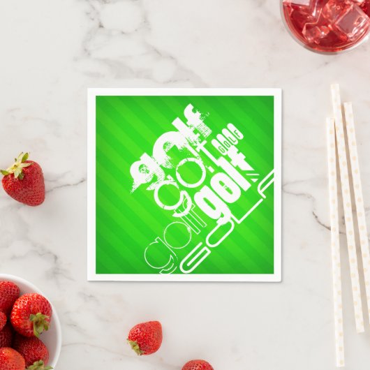 Golf; Neon Green Stripes. Servet (Insitu)