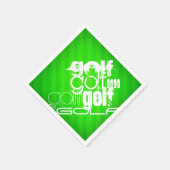 Golf; Neon Green Stripes. Servet (Hoek)