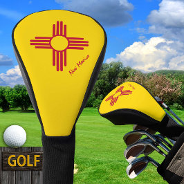 Golf New Mexico & Mexico Flag/Golf Clubs Hoesjes Golfheadcover