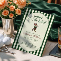Golf "NIEUW BIJ DE CLUB" BABY Shower