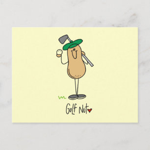 Golf Noot T-shirts en Cadeaus Briefkaart
