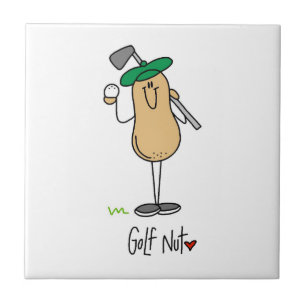 Golf Noot T-shirts en Cadeaus Tegeltje