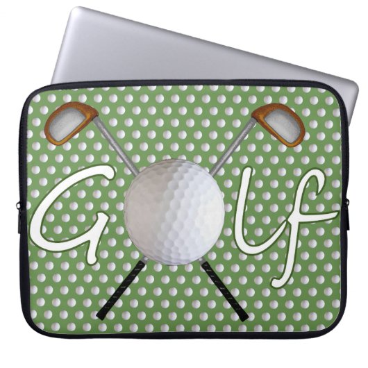 Golf notebook Hoesje Laptop Sleeve (Voorkant)