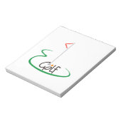 Golf Notitieblok (Linkerzijde)