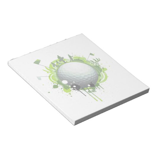 Golf Notitieblok (Schuin)