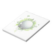 Golf Notitieblok (Linkerzijde)