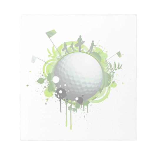 Golf Notitieblok (Voorkant)