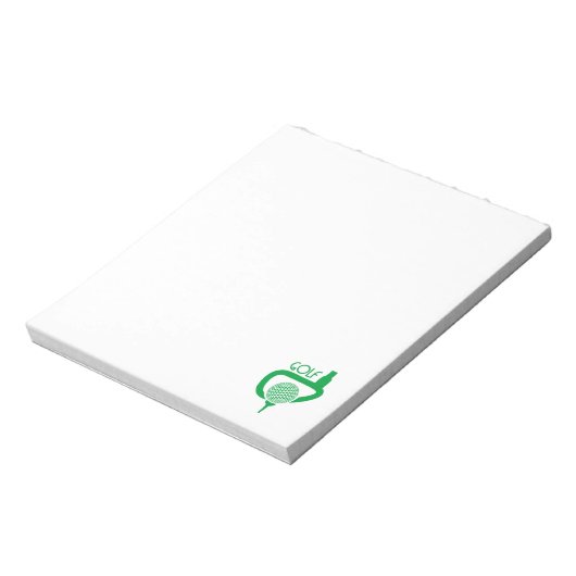Golf Notitieblok (Linkerzijde)