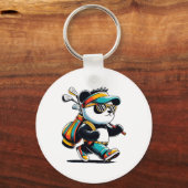 Golf Novelty Panda Golfen Mannen Vrouwen Kinder Fu Sleutelhanger (Voorkant)