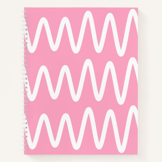 Golf Nr. 3 - Notitieboek (Flamingo Roze) (Voorkant)