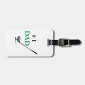 GOLF nummer één DAD, Golf Club, Cool Bagagelabel (Voorkant horizontaal)