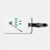 GOLF nummer één DAD, Golf Club, Cool Bagagelabel (Achterkant horizontaal)