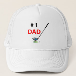GOLF Nummer Een Papa, Cool Golf Trucker Pet