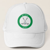 GOLF Nummer Een Papa, Cool Golf Trucker Pet (Voorkant)
