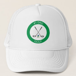 GOLF Nummer Een Papa, Cool Golf Trucker Pet