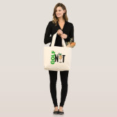 Golf Nut 1 Grote Tote Bag (Voorkant (model))