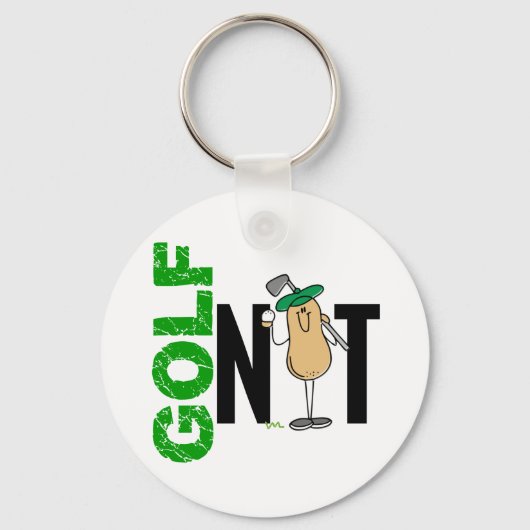 Golf Nut 1 Sleutelhanger (Voorkant)