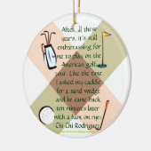 Golf Nut Ornament (Links)