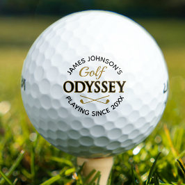 Golf Odyssey Grappige Aangepaste Naam Golf Golfballen
