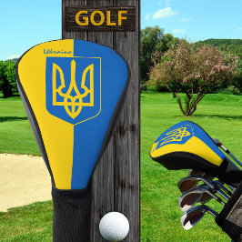 Golf Oekraïne & Oekraïense vlag/Oekraïense Golf Cl Golfheadcover