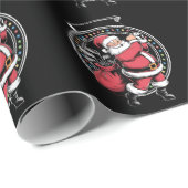 Golf Oh Kerstman Sinterklaas Golfer Golfi Cadeaupapier (Rol Hoek)