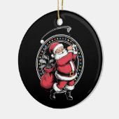 Golf Oh Kerstman Sinterklaas  Golfer Golfi Keramisch Ornament (Links)