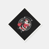 Golf Oh Kerstman Sinterklaas  Golfer Golfi Servet (Hoek)