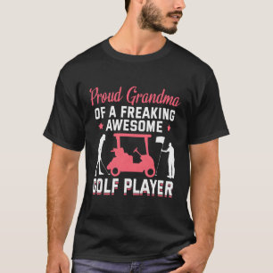 Golf Oma Golfspeler Grootmoeder thema Golf T-shirt