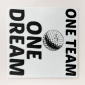 GOLF ONE TEAM ONE DREAM LEGPUZZEL (Horizontaal)