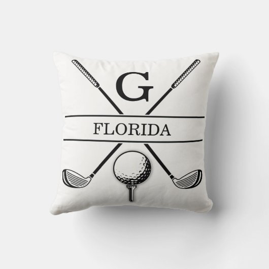 Golf ontwerp met krans kussen (Achterkant)