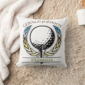 Golf ontwerp met krans kussen (Deken)