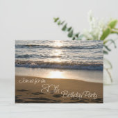 Golf op de 80e verjaardag van de Uitnodigingskaart Kaart (Staand voorkant)