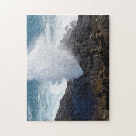 Golf op de rotsen legpuzzel