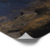 Golf op de rotsen poster (Hoek)