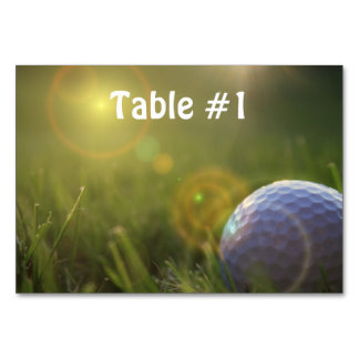 Golf op een zonnige dag kaart