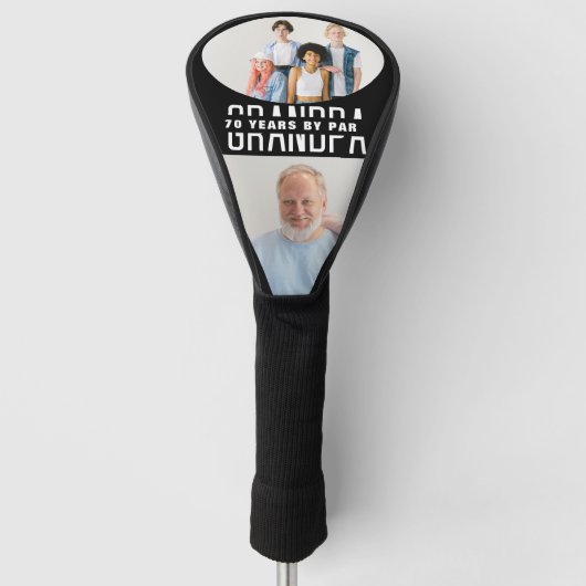 Golf Opa door par Vaderdag Golfheadcover (Voorkant)