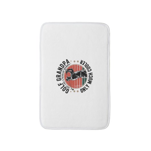 Golf Opa Net Als Een Gewone Opa (2) Badmat (Voorkant Verticaal)
