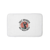 Golf Opa Net Als Een Gewone Opa (2) Badmat (Voorkant)