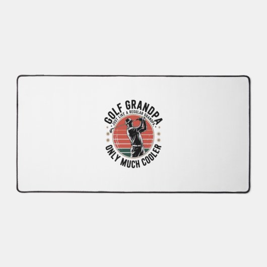 Golf Opa Net Als Een Gewone Opa (2) Bureaumat (Voorkant)